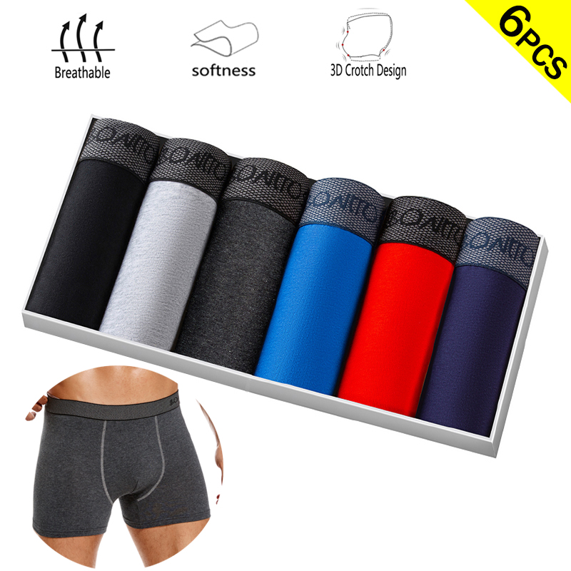 Boxer Shorts Modal - Трусы-боксеры, однотонные мужские трусы, хлопковое нижнее