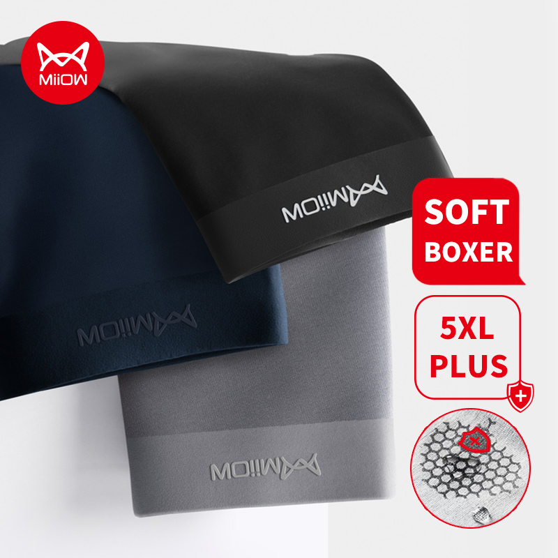 Boxer Brief Pack Cotton - MiiOW, 3 предмета, мужское нижнее белье-боксер