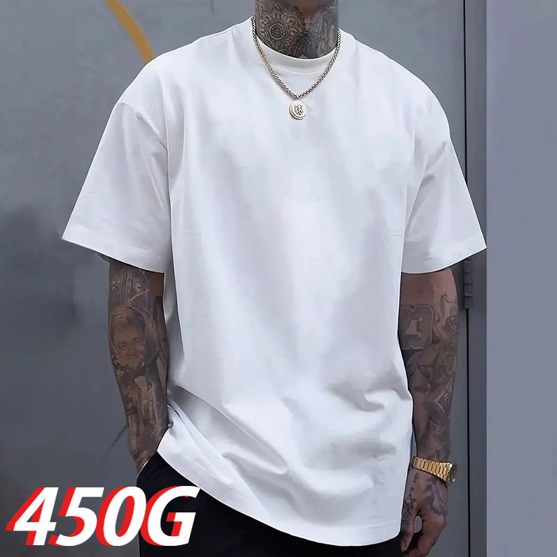 Черная футболка из плотного хл – обзор и цена Undershirt Crew Neck